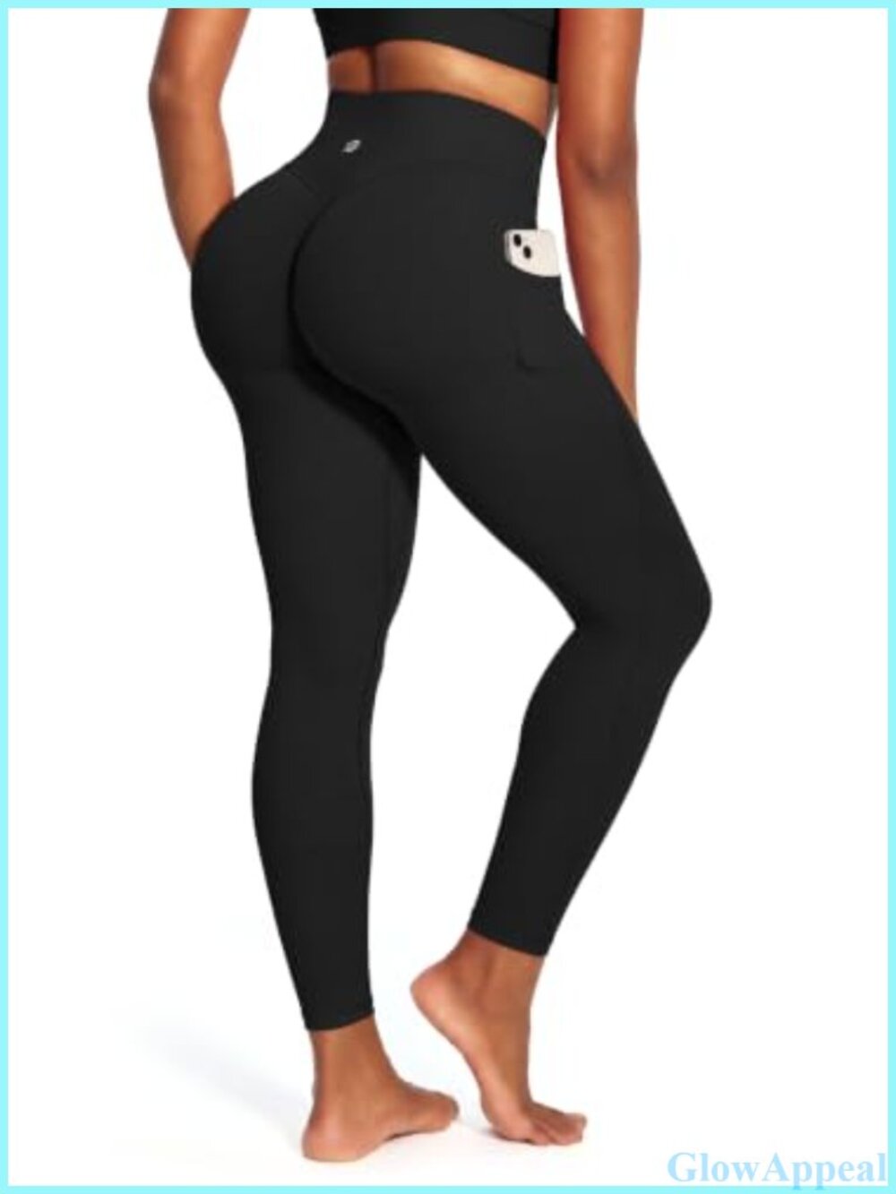 High Waist Tummy Control Yoga Leggings with Pockets Butt Lifting